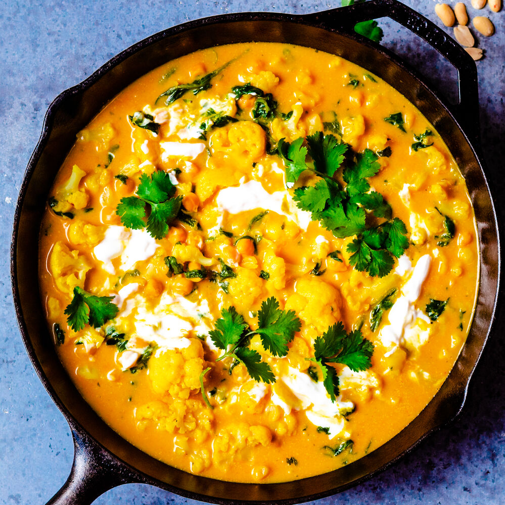 Cauliflower and Chickpea Curry Recipe | The Feedfeed