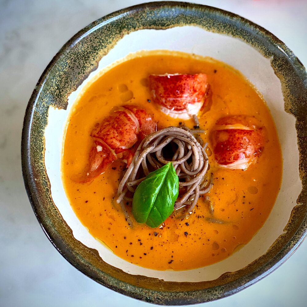 Lobster Bisque with Soba Noodles Recipe The Feedfeed