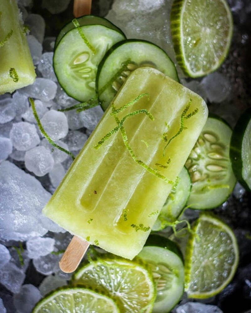 Cucumber Limeade Popsicles Recipe By This Mess Is Ours The Feedfeed