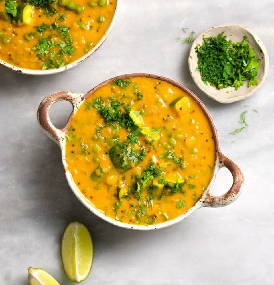 Fennel and Zucchini Yellow Daal Recipe | The Feedfeed