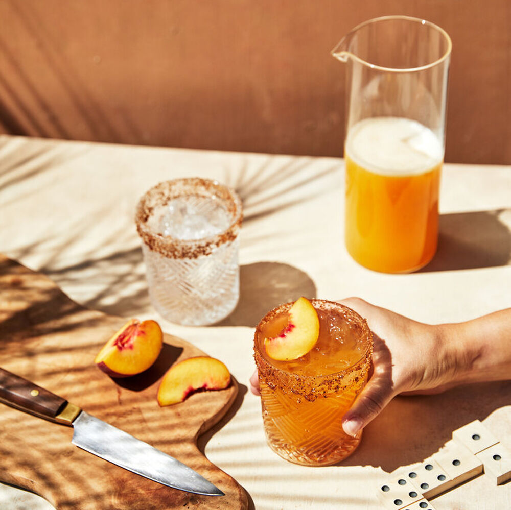 Honey Peach Mezcal Margarita-image