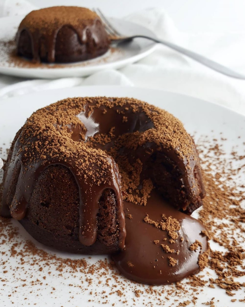 chocolate lava cake recipe | eggless molten choco lava cake recipe