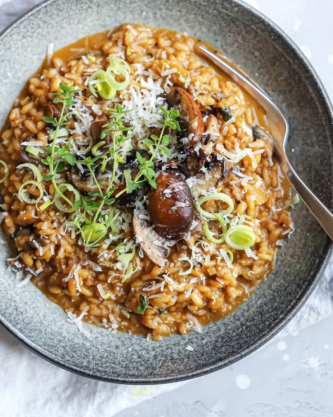 Leek And Mushroom Risotto Recipe | The Feedfeed