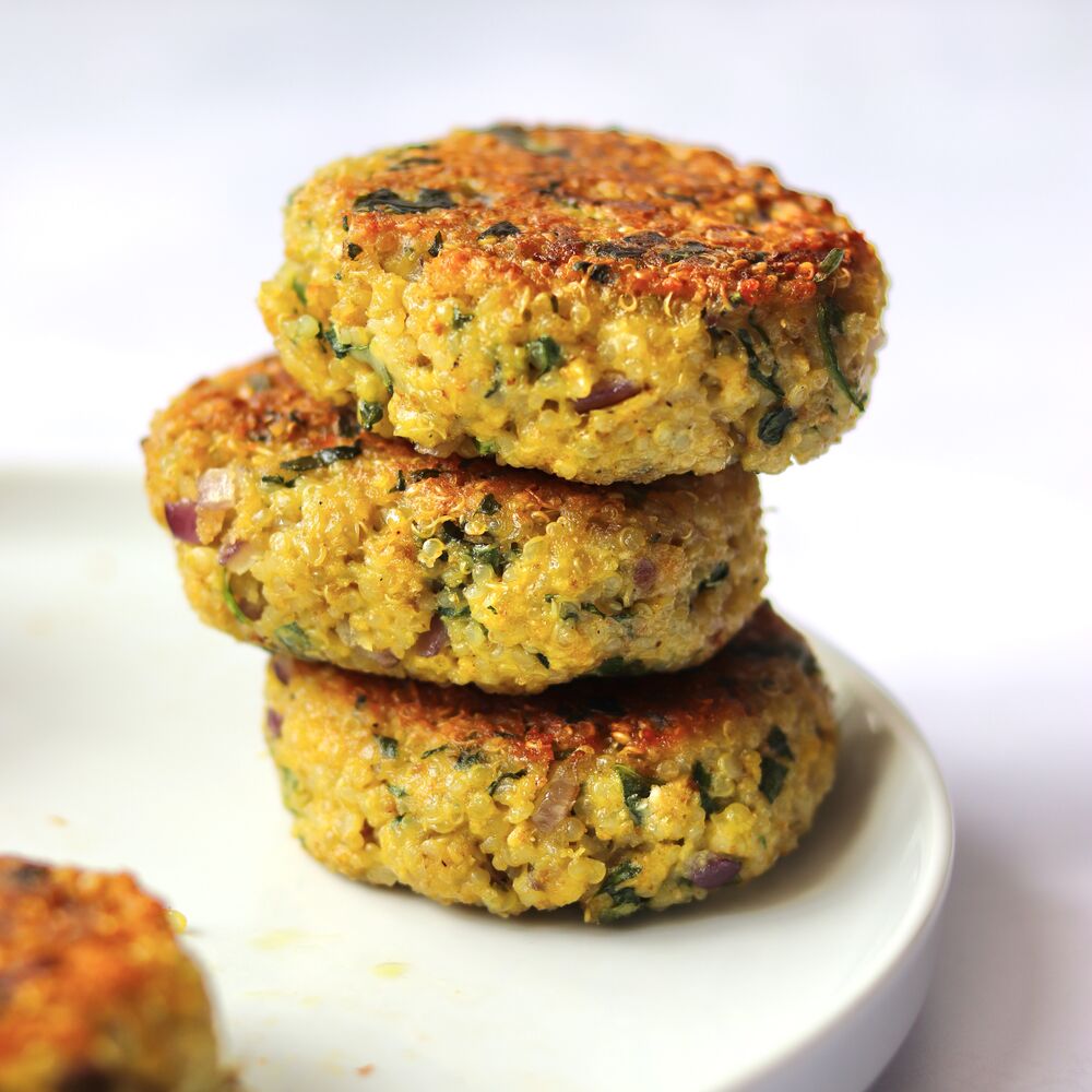 Crispy Quinoa Patties by kathleenscravings Quick & Easy Recipe The