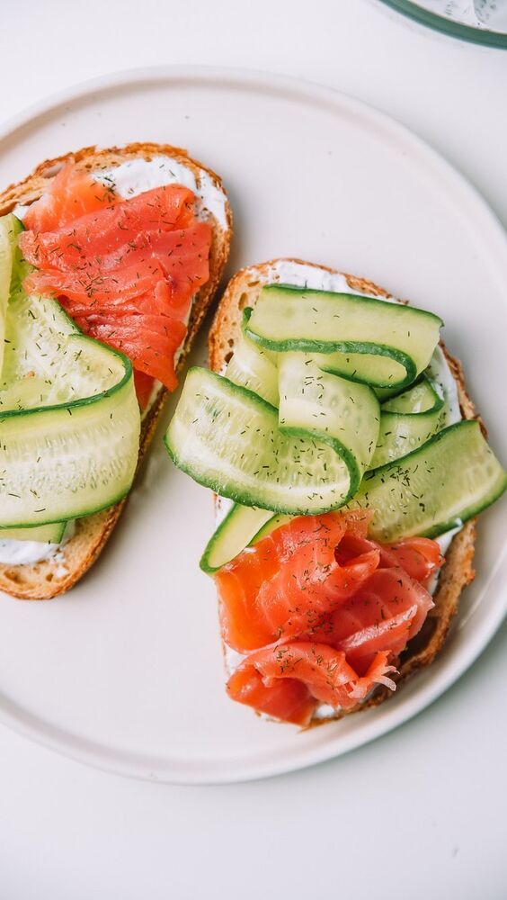Smoked Salmon Cucumber Toast by mashandspread | Quick & Easy Recipe ...