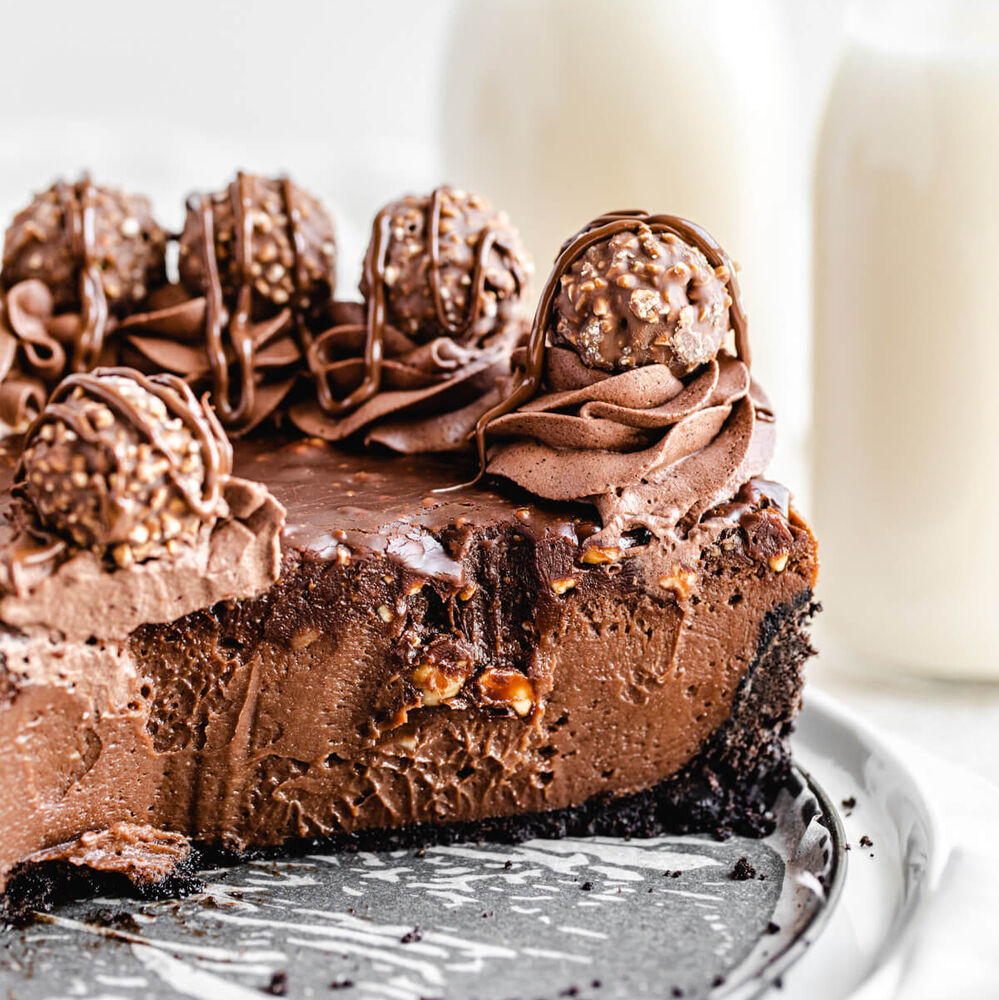 Chocolate Hazelnut Cheesecake Recipe The Feedfeed