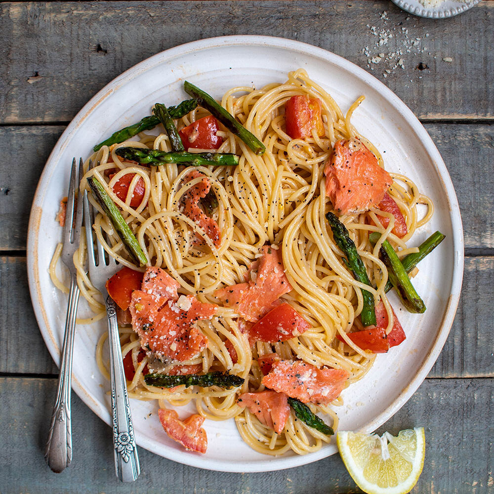 Pasta with Smoked Salmon Recipe | The Feedfeed