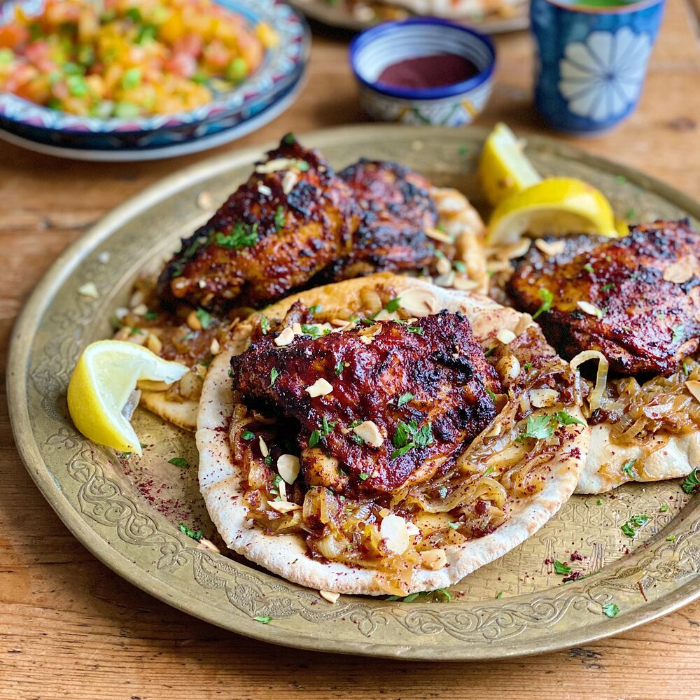 Musakhan (Sumac Roast Chicken) Recipe The Feedfeed