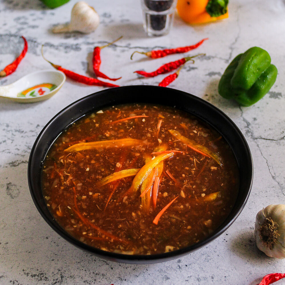 Chicken Hot and Sour Soup Recipe Healthy IndoChinese Soup The Feedfeed