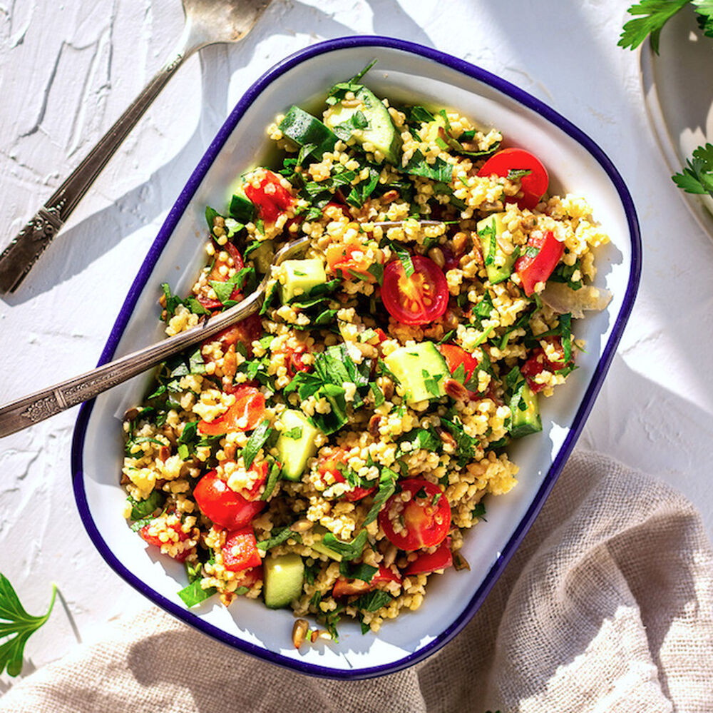 Gluten Free Tabbouleh Salad with Millet Recipe | The Feedfeed