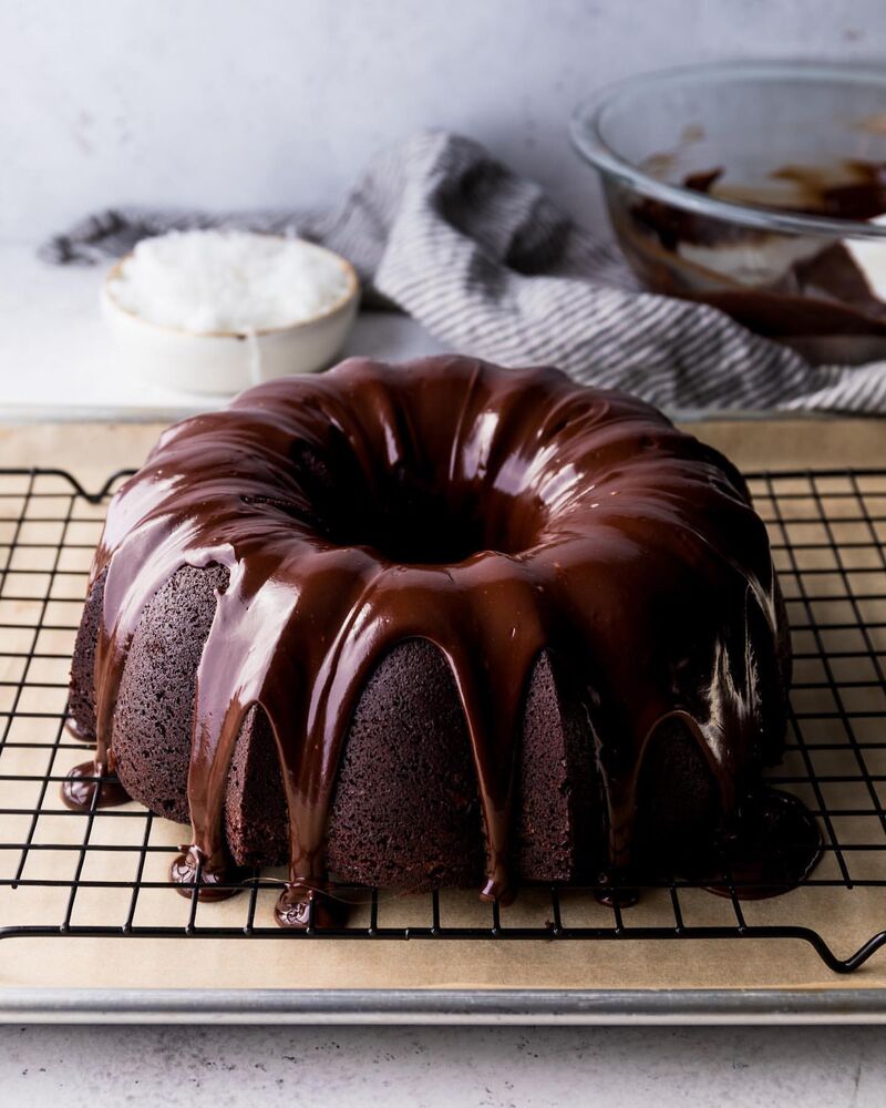 Coconut Chocolate Bundt Cake Recipe | The Feedfeed