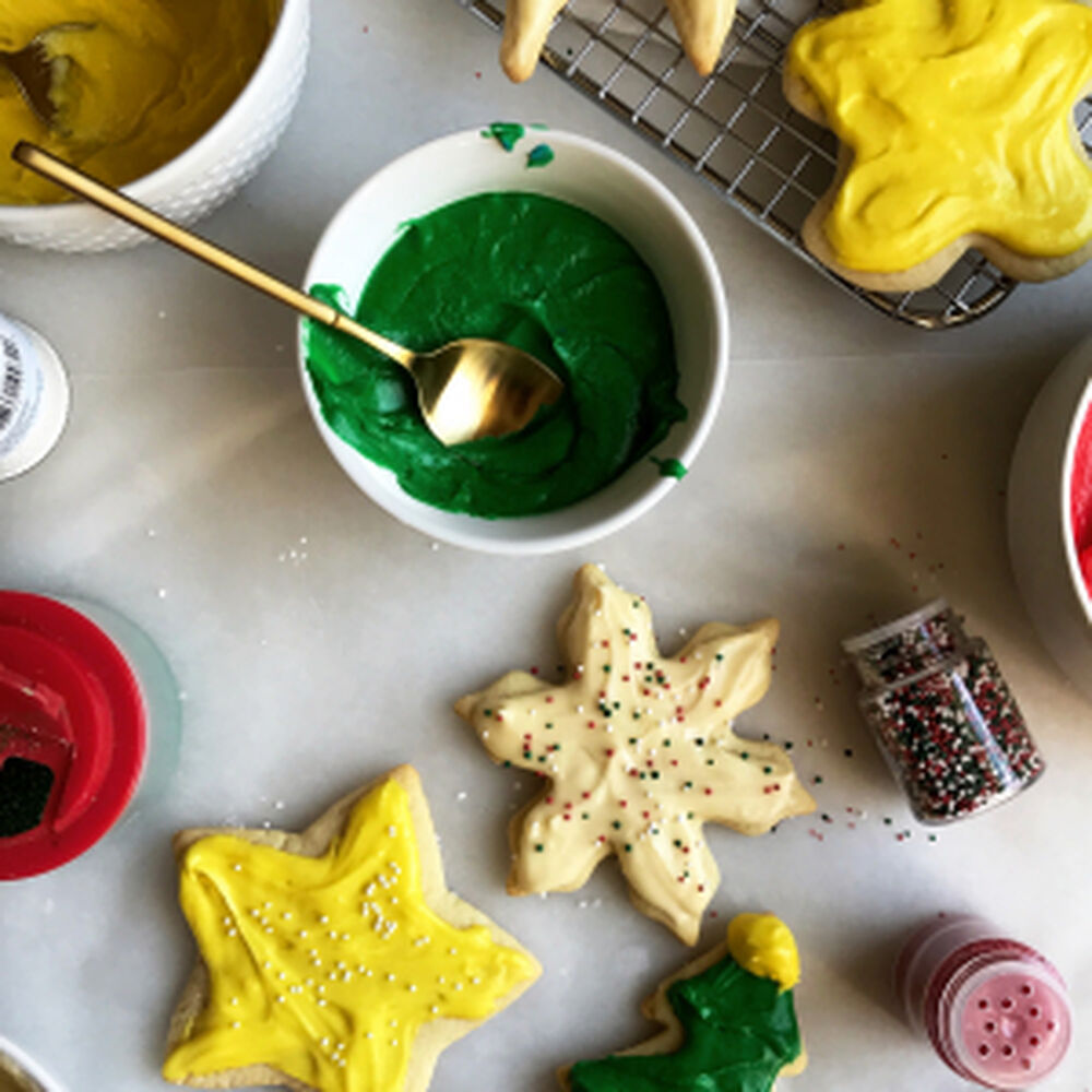 Soft Frosted Sugar Cookies