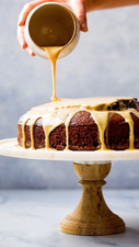 Chocolate Bundt Cake with Chocolate Irish Cream Glaze