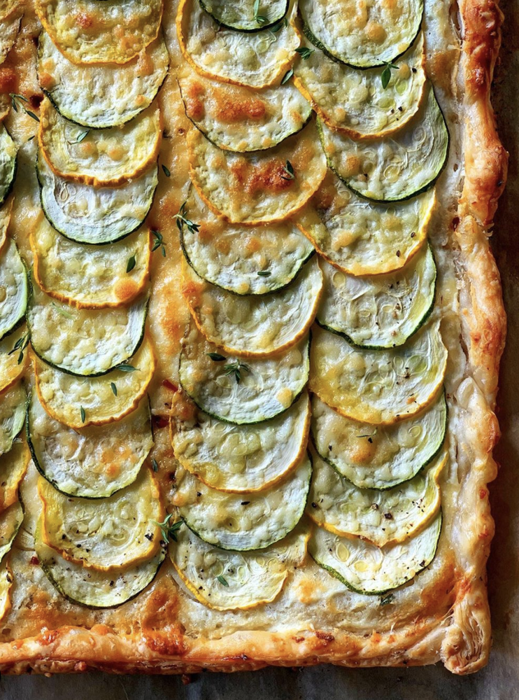 Zucchini Puff Pastry Tart Recipe | The Feedfeed