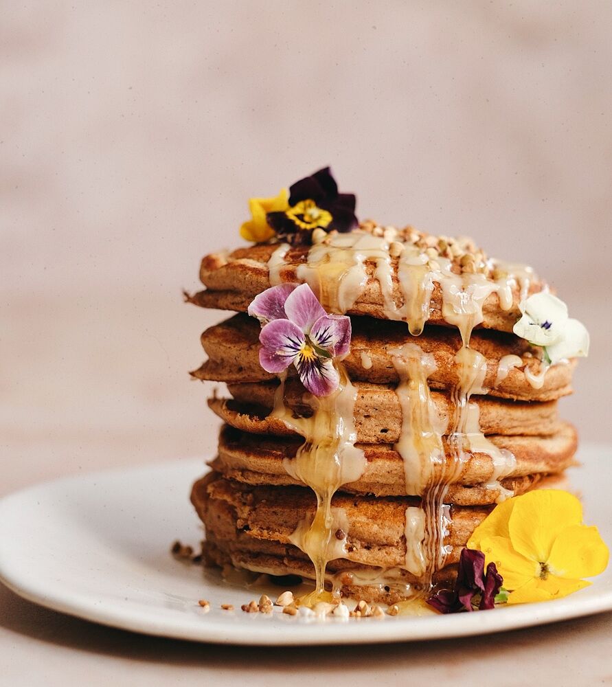 Banana Buckwheat Pancakes Recipe The Feedfeed