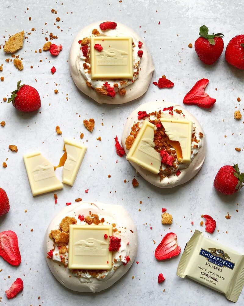 If you have these little @ghirardelli white chocolate squares you have