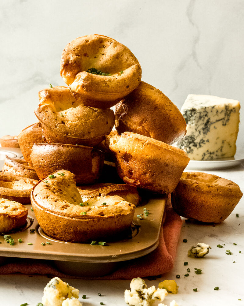 How to Make Muffin Pan Stilton And Chive Popovers Video Recipe The