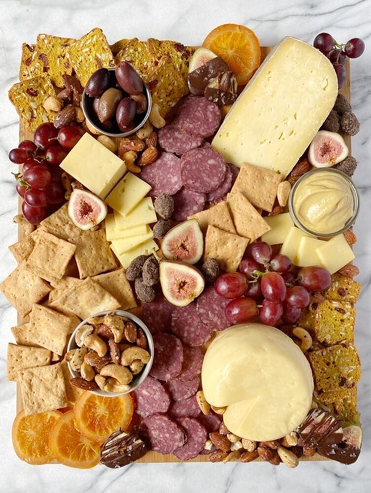 Charcuterie Board with Maine Cheese Recipe | The Feedfeed