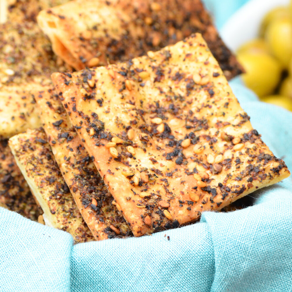 Zaatar and Sumac Crackers Recipe The Feedfeed