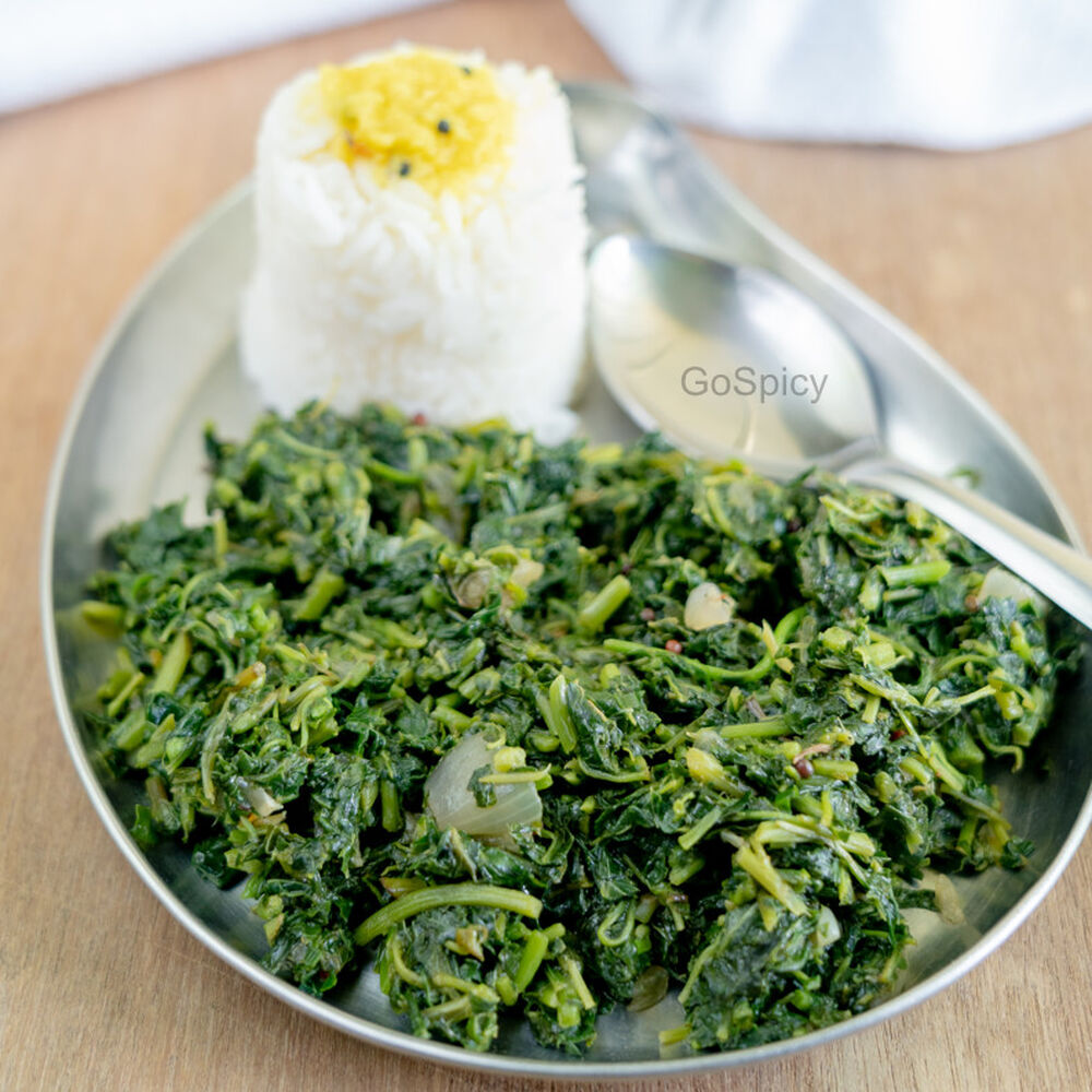 South Indian Spinach Stir Fry Recipe | The Feedfeed