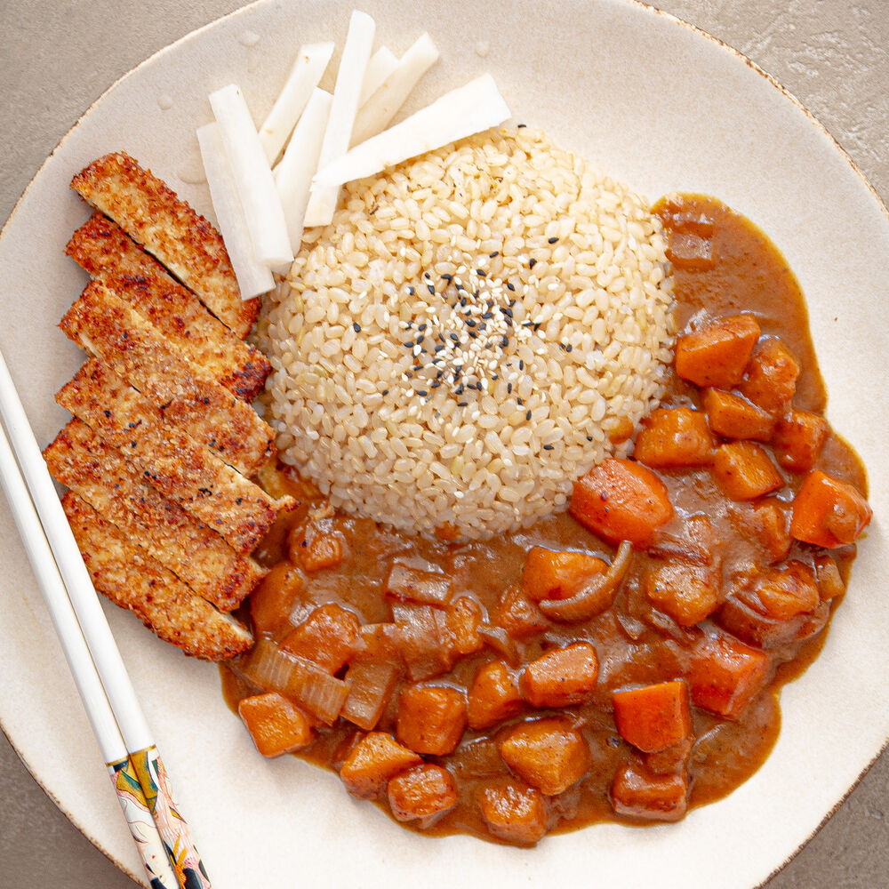 TOFU KATSU CURRY Recipe The Feedfeed