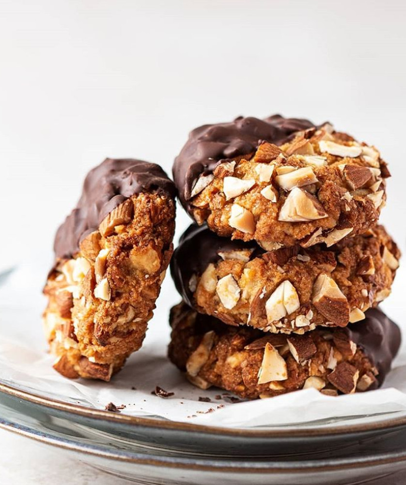 vegan gluten free almond cookies