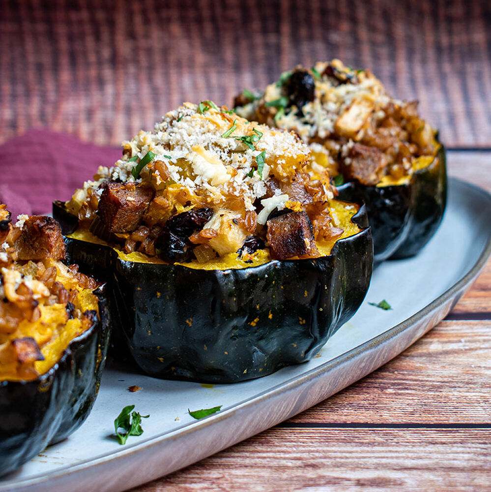 Stuffed Acorn Squash With Sausage By Cherryonmysundae Quick Easy