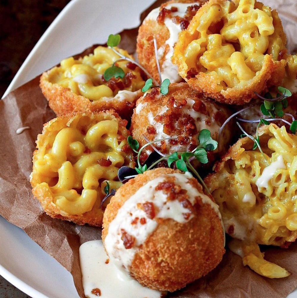 deep fried mac and cheese bites