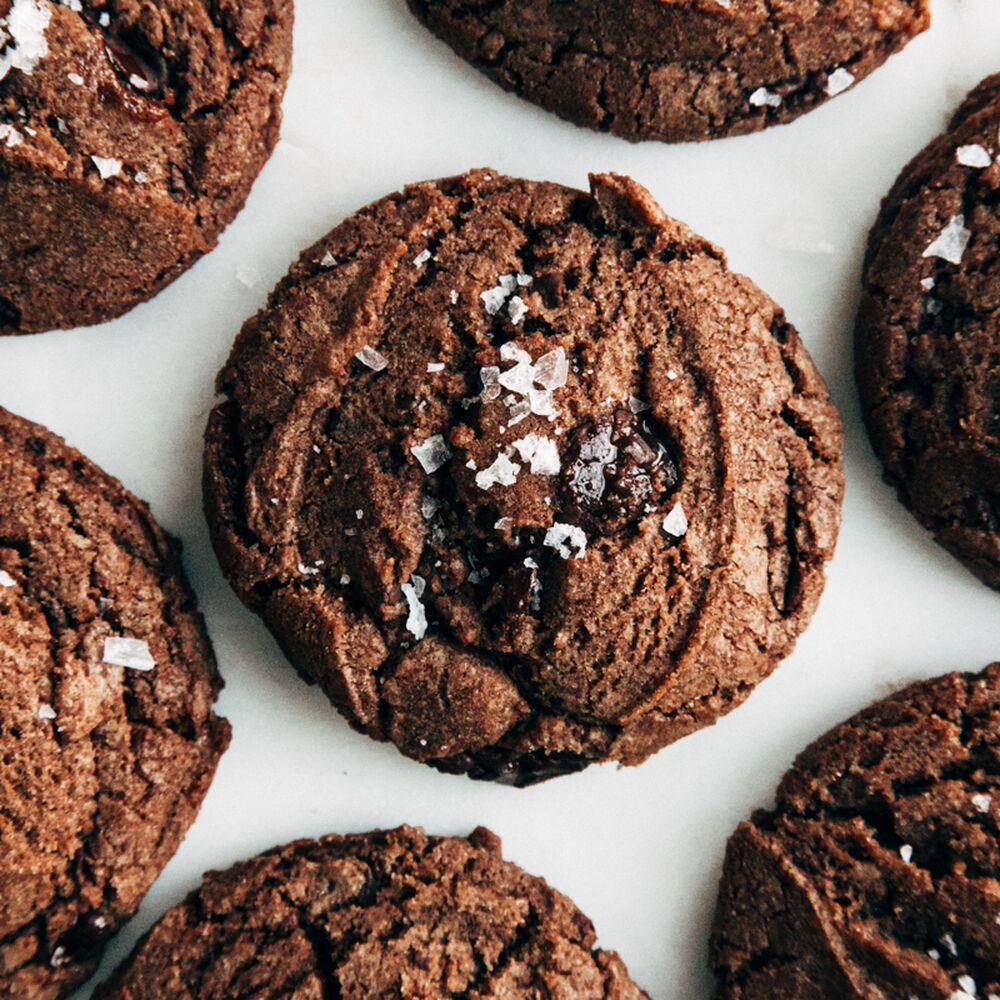 Double Dark Chocolate Cookies Recipe The Feedfeed