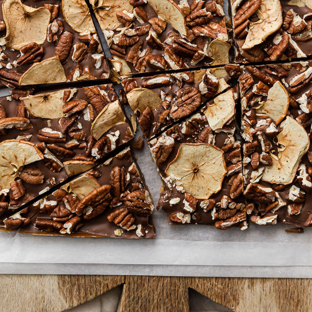 Chocolate Pecan Apple Cider Toffee Recipe The Feedfeed