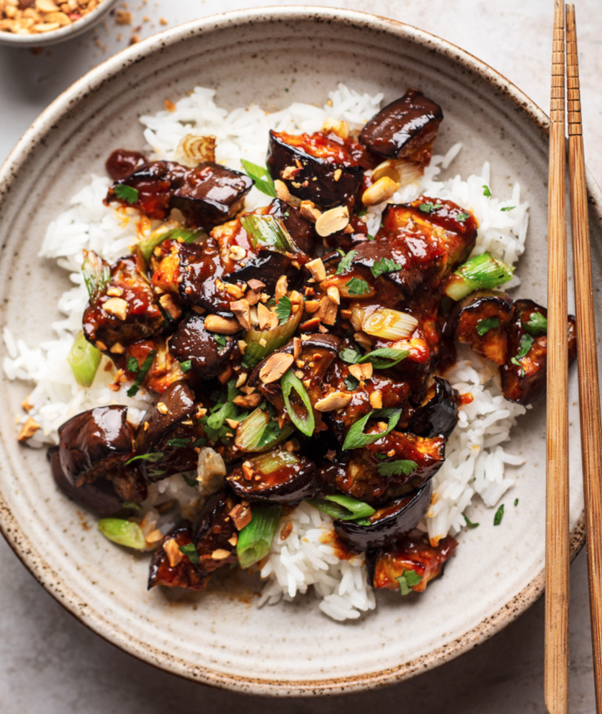 Gochujang Glazed Eggplant Recipe | The Feedfeed