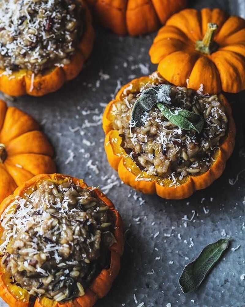 Pumpkin And Wild Rice Risotto Recipe | The Feedfeed