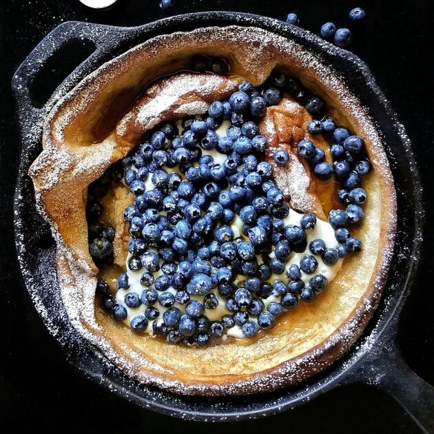 Easy Dutch Baby Pancake Recipe- Entertaining with Beth