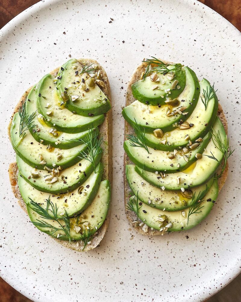 Avocado Toast with Pumpkin Seeds and Dill. Recipe | The Feedfeed