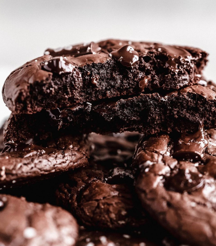 Double Chocolate Brownie Cookies Recipe By Ansley The Feedfeed