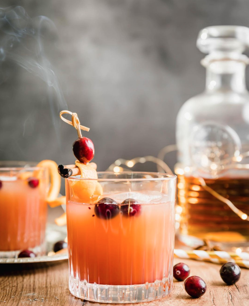 Spiced Cider Cranberry Bourbon Smash by dreamybaker | Quick & Easy ...