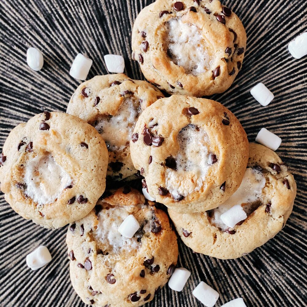 Marshmallow Chocolate Chip Cookies by thehappyfig Quick & Easy Recipe