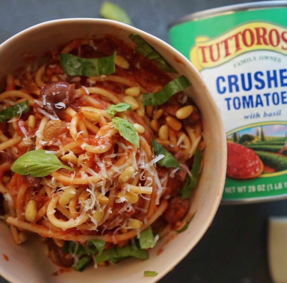 Crushed Tomato Sauce Pasta Recipe | The Feedfeed