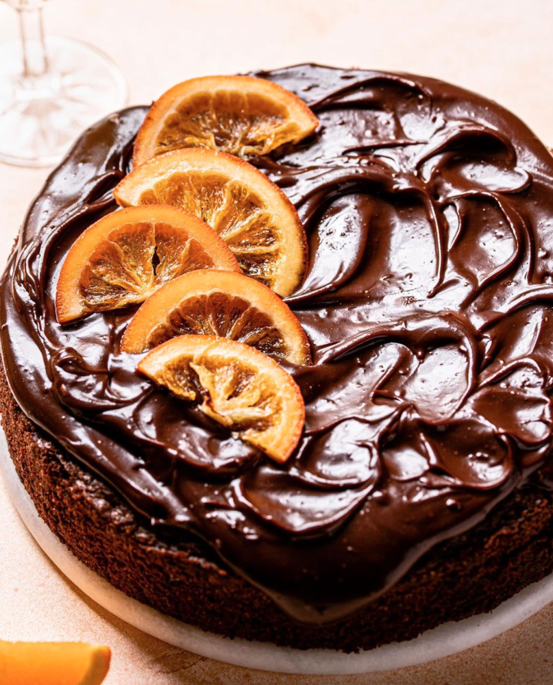 Шоколадно-апельсиновый торт chocolate-orange cake