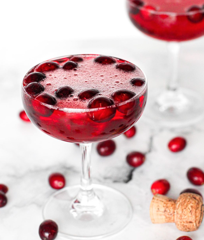 Cranberry Champagne Cocktail Recipe | The Feedfeed