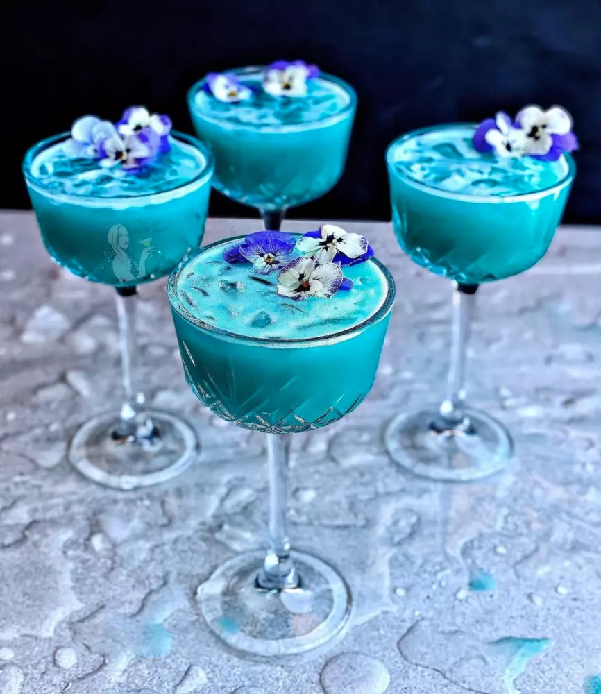 Blue Vodka Coconut Cocktail