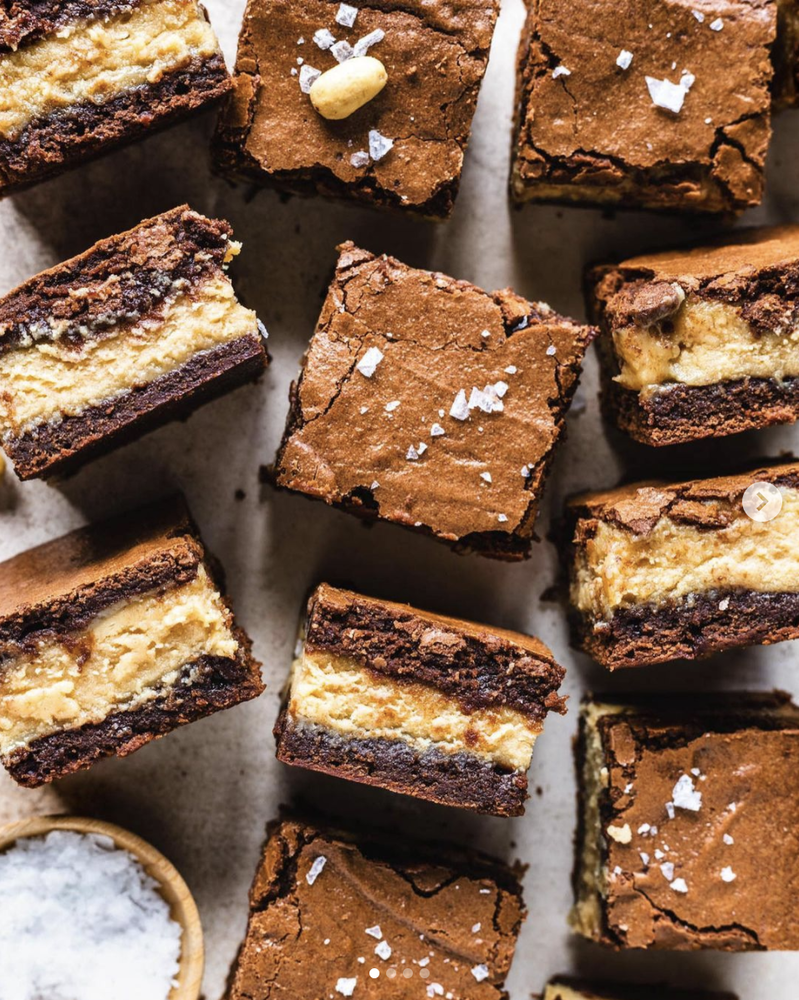 Peanut Butter Fudge Brownies By Piesandtacos Quick And Easy Recipe The Feedfeed