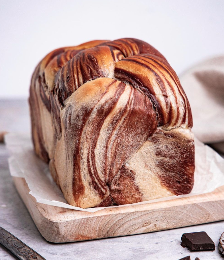Vegan Chocolate Marble Bread Recipe The Feedfeed
