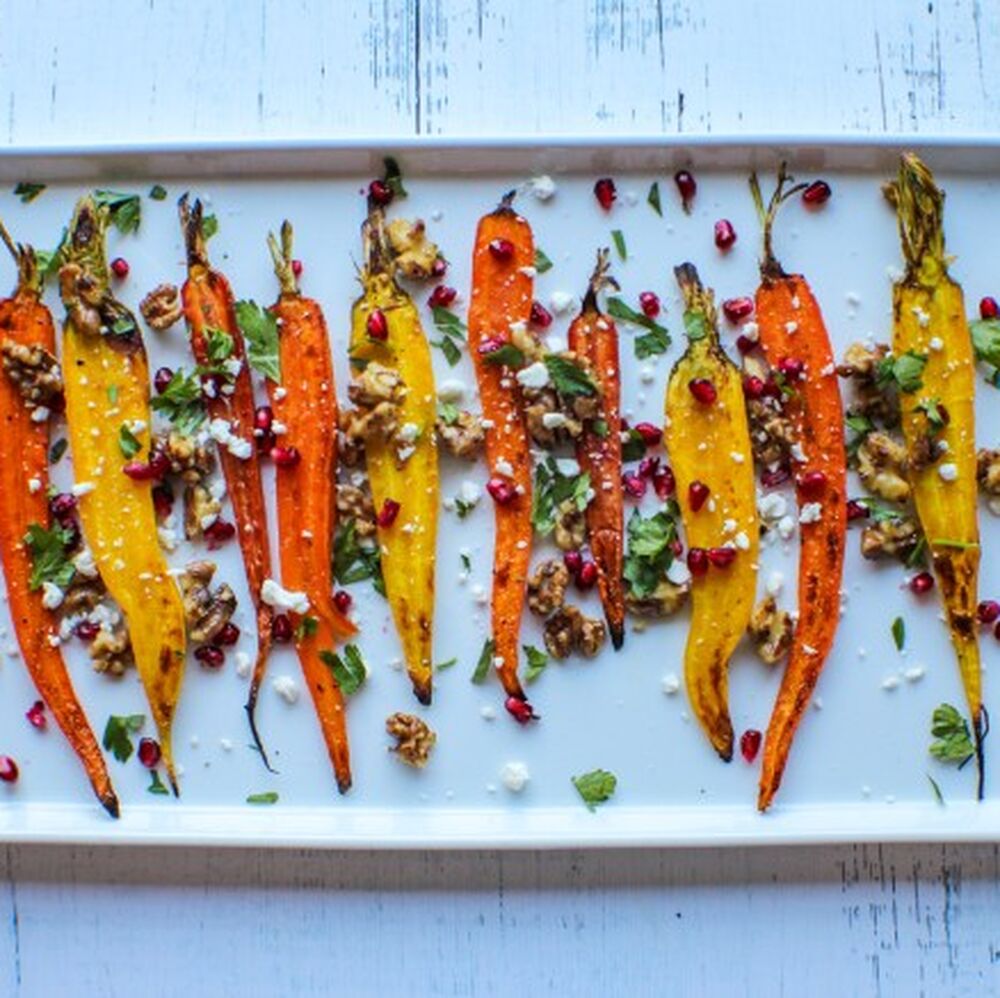 Honey Roasted Rainbow Carrots Recipe | The Feedfeed