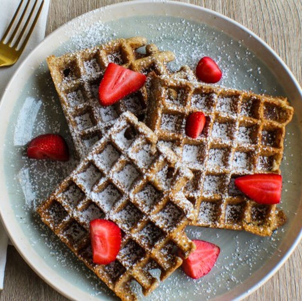 Almond Flour and Flax Waffles Recipe The Feedfeed