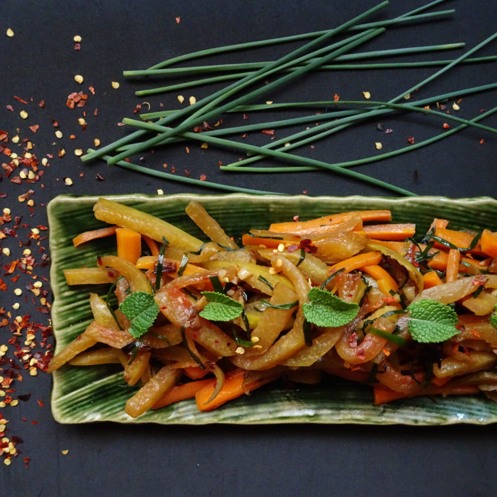Chinese Watermelon Rind Stir Fry by fruityliciousrecipes Quick & Easy Recipe The Feedfeed