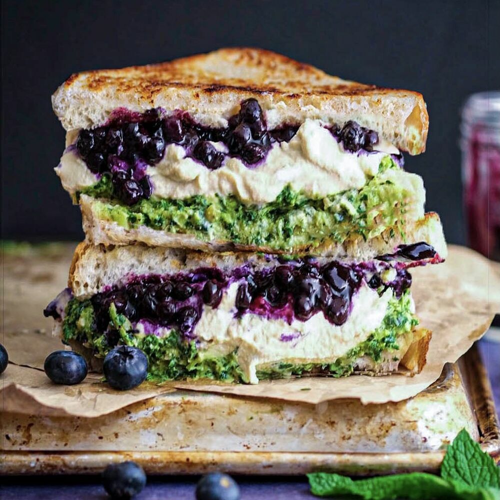 Spinach and Ricotta Grilled Cheese