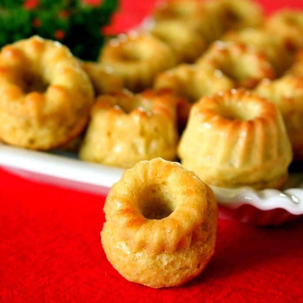 Rosemary-Cheese Mini-Gugelhupf Recipe | The Feedfeed