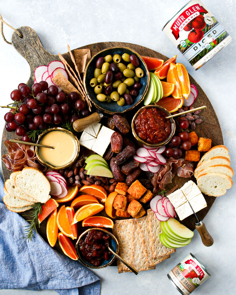 Snacking Board with Sweet Tomato Curd and Tomato Berry Compote Recipe ...