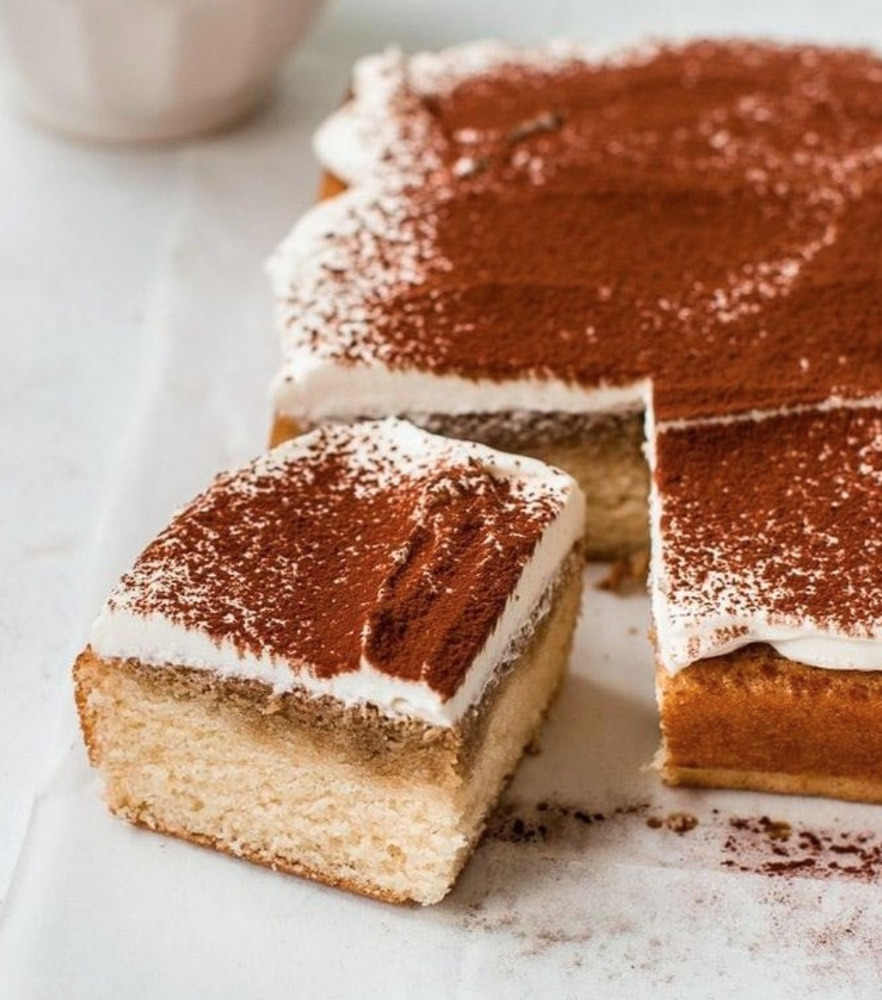 Vanilla Tiramisu Cake With Mascarpone Frosting By Shiran Dickman Quick Easy Recipe The Feedfeed